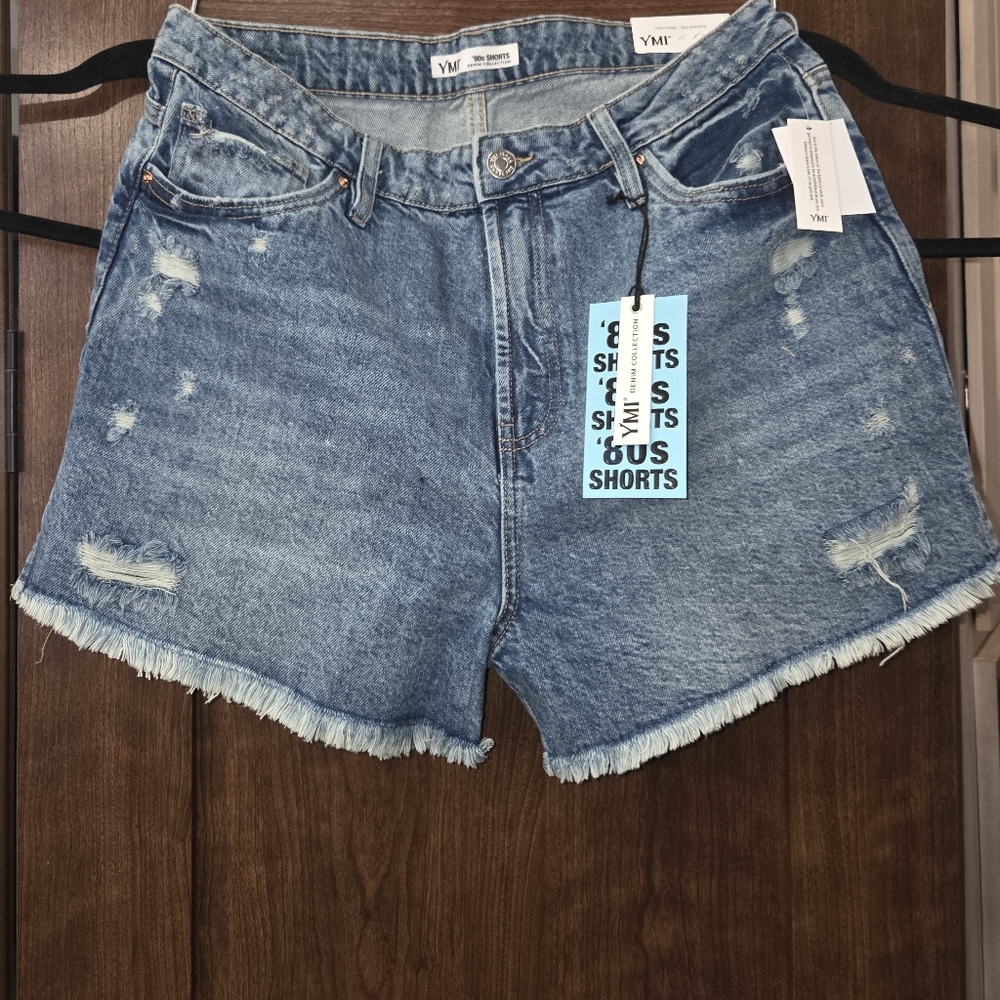 YMI Women's YMI Jeans Women's 80s Mom Shorts Denim
